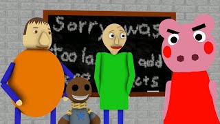 [BALDI SFM] Baldi's BASICS PLUS Vs Buddy Vs Piggy Animation Compilation