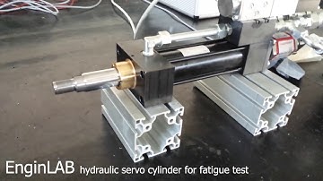 Hydraulic servo cylinder for fatigue test 10kN