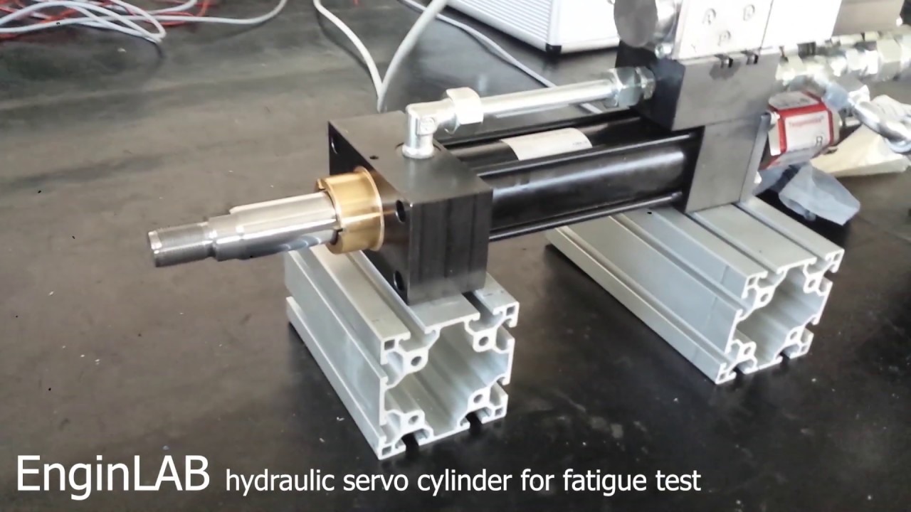Hydraulic servo cylinder for fatigue test 10kN