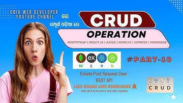 MERN Stack CRUD Application Project For Beginner In Odia 2022 | Part-12 | Create Post User REST API