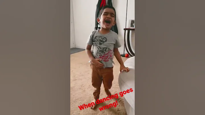 When dancing goes wrong! The sound is the stool hi...