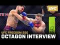 Justin Gaethje Octagon Interview | UFC Freedom 250
