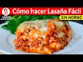 Cómo hacer LASAÑA FACIL Sin Horno | #VickyRecetaFacil