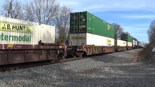 NS 211 Intermodal by CP Hudson ES44 Dash 9 lead 2 23 20