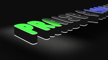 3D After Effect Text Animation  Praise and Worship by elijagod