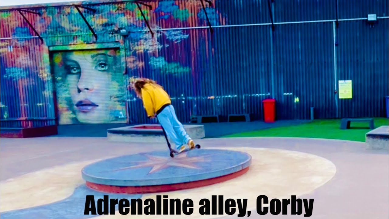 Riding at adrenaline alley for the first time 
