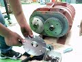 roots blower disassembly and assembly: 7 1 gear removal