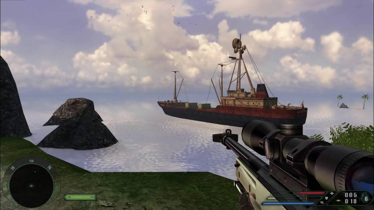 Far cry 1. Far cry регулятор небо. Far cry 1 миссии. Far cry грузовое судно. Японский авианосец far cry.