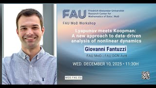 FAUMoD 10.12.25 Lyapunov meets Koopman: A new approach to data-driven analysis of nonlinear dynamics Net Worth