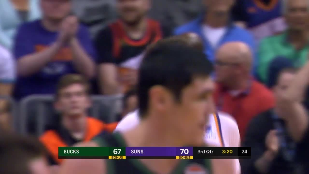 3rd Quarter, One Box Video Phoenix Suns vs. Milwaukee Bucks YouTube