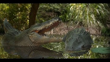 Zbrush to Keyshot alligator creation 11 Using HDRI maps in our scene