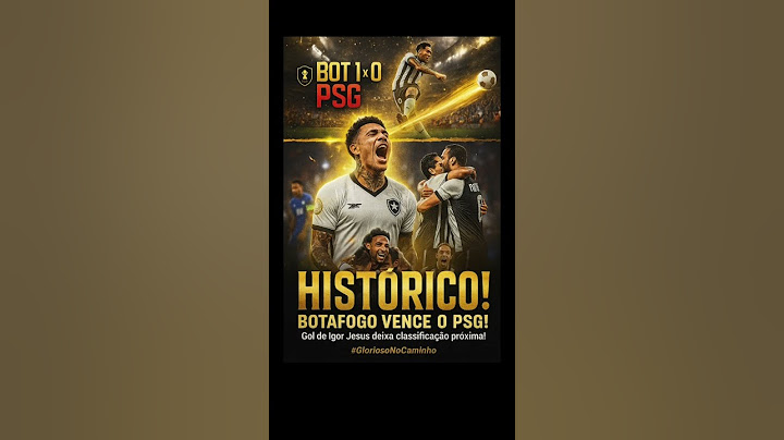 Inacreditável!! Botafogo vence o Campeão da Champions e faz história.