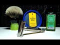 Бритьё. Т станок RazoRock Wunderbar V1, Alpa 378, Yaqi Mojito 24 mm, мыло De Vergulde Hand, Rimei