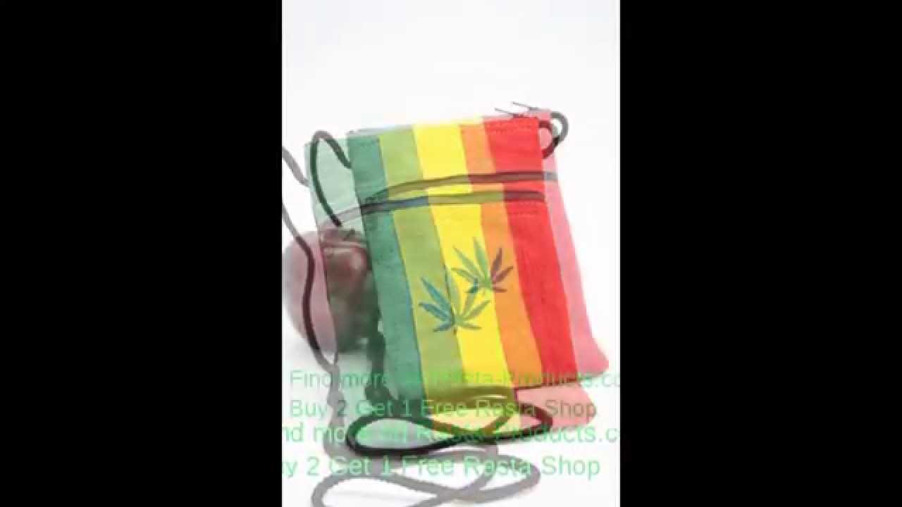 BIG LEAF HEMP PASSPORT PURSE V-LINES 5X7 INCHES