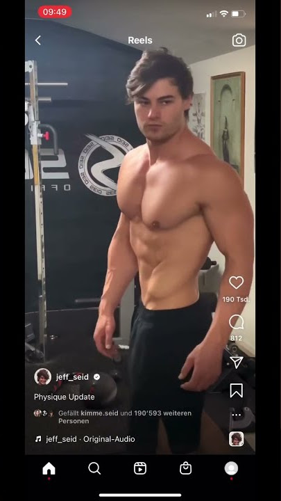 Jeff Seid Physique Update  Instagram reel (05/11/2022)
