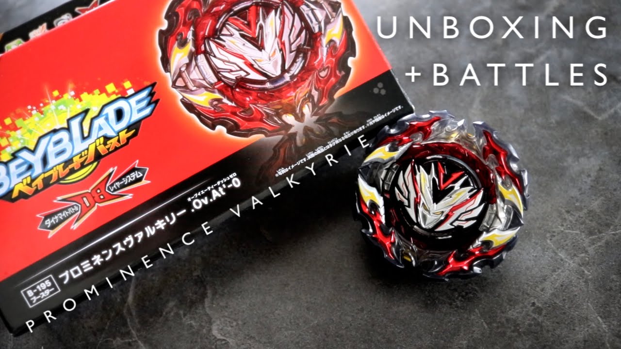 PROMINENCE VALKYRIE Ov Atomic' Unboxing Battle Review | Beyblade Burst