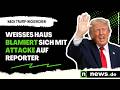 Nach Trump-Nickerchen: Weißes Haus blamiert sich mit Attacke auf Reporter