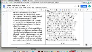 Prisoner B 3087 ch 22 Read aloud