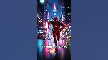 Deadpool fused with The Flash  #ai #flash #deadpool