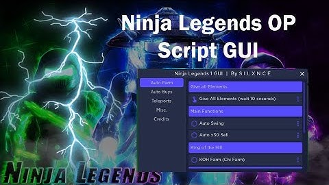 Ninja Legends OP Script GUI | Auto Farm | [PASTEBIN 2021]