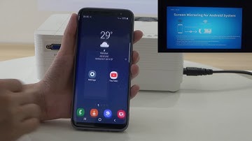 How to mirror an Android Phone to VANKYO Leisure 470 Projector via wireless connection?