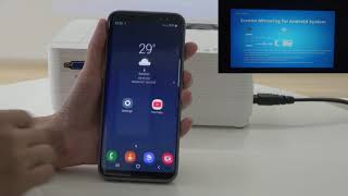 How to mirror an Android Phone to VANKYO Leisure 470 Projector via wireless connection