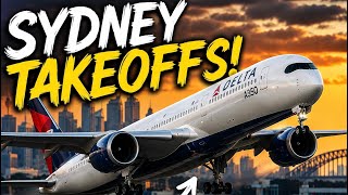 SYDNEY AIRPORT | HEAVY TAKEOFFS 34L #a350 #a330 #aviation #aviationlovers #takeoff #planespotting 