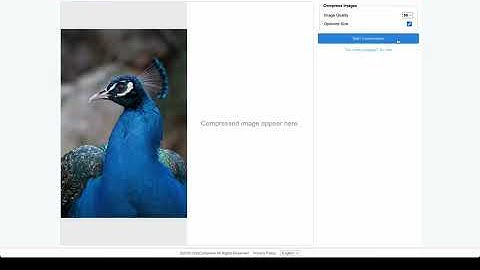 Compress image size by 99% without losing quality