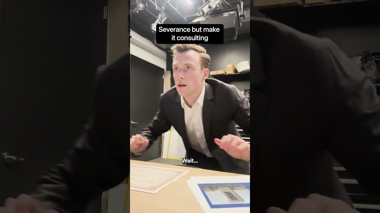 "Severance" but it's about consulting