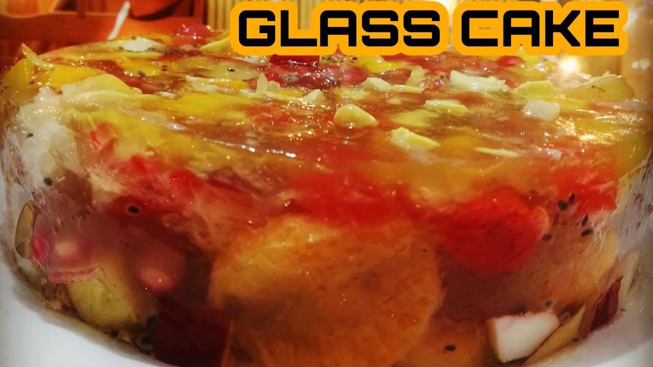 Glass cake recipeno bakesimple & easy fruit glass cake recipe YouTube