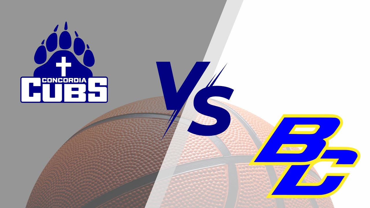 Concordia Varsity B Boys Basketball vs. Blackhawk