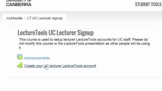 establish LT lecturer account
