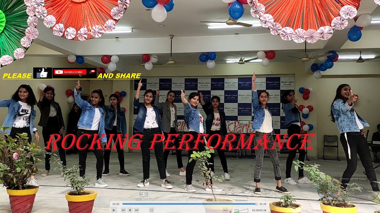 farewell dance by class 9th mlzs ara choreogrphed by manish sir. - YouTube