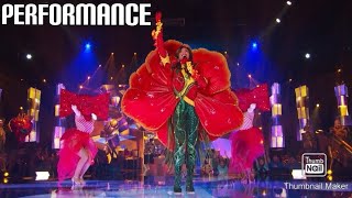 Hibiscus Performs "What Do I Want For Christmas?" By Countess Luann | Masked Singer | S10 Sing-Along