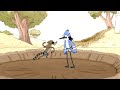 Regular Show - Rigby Vs Mordecai (Death Kwon Do Battle)