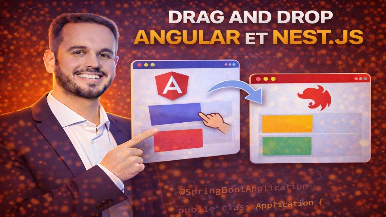 Drag and drop sur Angular et nest js - YouTube