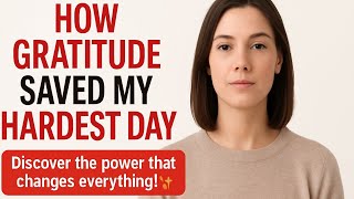 How Gratitude Saved My Hardest Day — Transform Your Life Today! 🙏✨