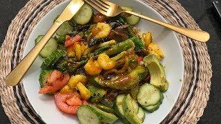 Shrimp & Veggie Rice Bowl!