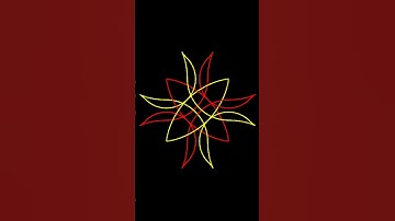 Glissettes over Bézier curves. #pattern #spirograph #mathart #codeart #shorts