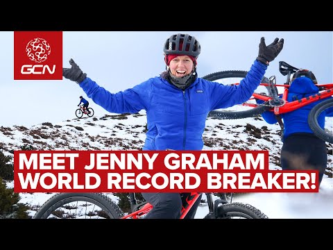 Video: Skotská cyklistka Jenny Grahamová překonala světový cyklistický rekord