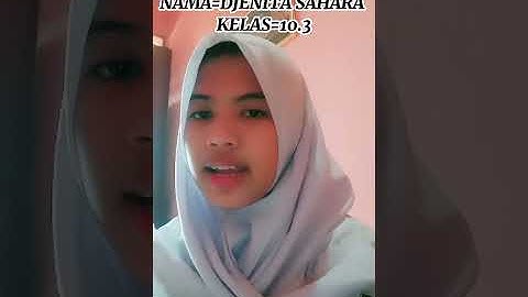 Perkenalan Diri Masuk Sekolah