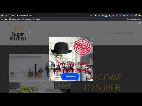 How to create a Pop-up Banner with NO Code?