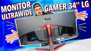 MEU NOVO MONITOR GAMER ULTRAWIDE DE 34'' DA LG!