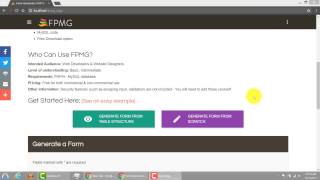 How To Create A Simple Contact Form Using FPMG
