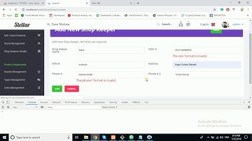 Laravel Request CNIC and Mobile Number Validation