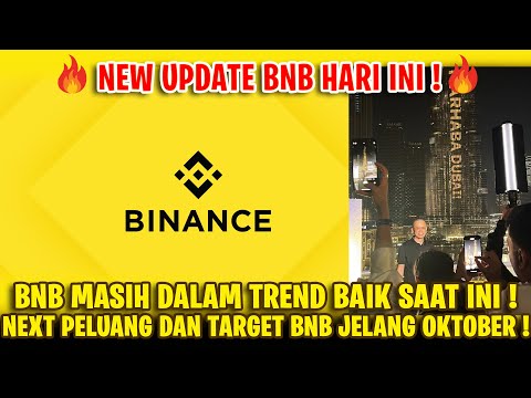 UPDATE BNB ! MASIH KOKOH DI BULAN SEPTEMBER ! PELUANG DAN TARGET PENGUATAN BNB PADA BULAN DEPAN !