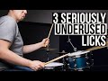 Bored of your drum fills try these 3 licks