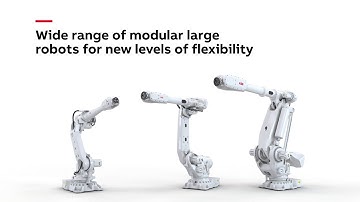 Wide range of modular large robots for new levels of flexibility