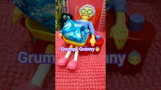 🌈ASMR-TRENDING👵 GREEDY GRANNY IS HAPPY WITH HER PANDA BISCUITS #trendingshorts #asmr #granny