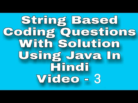 Convert string to character array using JAVA in Hindi Video - 3.